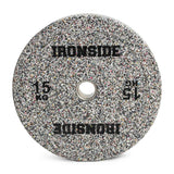 IRONSIDE Grind Olympic bumper plate 15 kg - front view