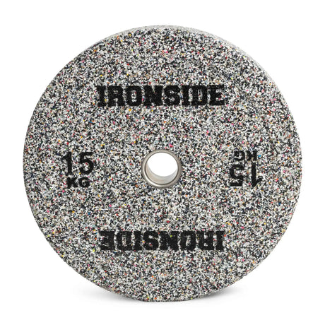 IRONSIDE Grind Olympic bumper plate 15 kg - front view
