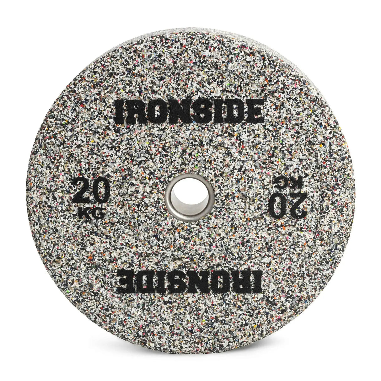 IRONSIDE Grind Olympic bumper plate 20 kg - front view
