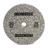 IRONSIDE Grind Olympic bumper plate 20 kg - front view