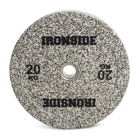 IRONSIDE Grind Olympic bumper plate 20 kg - front view