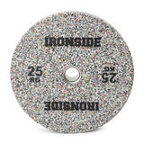 IRONSIDE Grind Olympic bumper plate 25 kg - front view