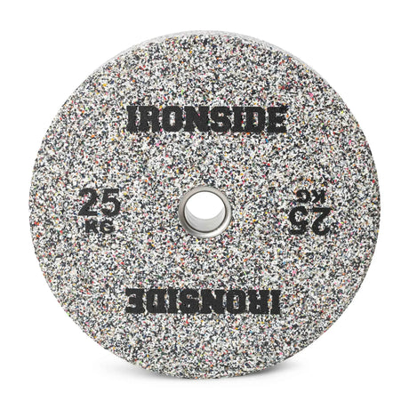 IRONSIDE Grind Olympic bumper plate 25 kg - front view