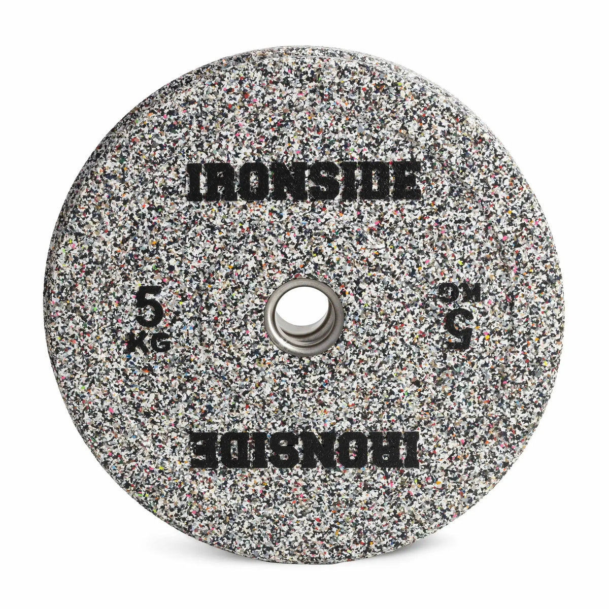 IRONSIDE Grind Olympic bumper plate 5 kg - front view