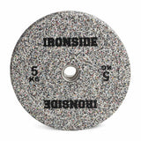 IRONSIDE Grind Olympic bumper plate 5 kg - front view
