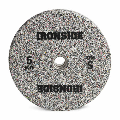 IRONSIDE Grind Olympic bumper plate 5 kg - front view