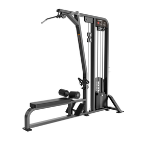 Machine de dos sélectorisée commerciale IRONSIDE Infinity Lat Pulldown et Tirage bas 3.0, vue d'ensemble