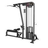 Profil latéral du combo lat pulldown et tirage assis IRONSIDE Infinity 3.0 pour gyms commerciaux