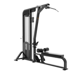 Station de lat pulldown avec rouleaux de maintien des cuisses sur l'IRONSIDE Infinity 3.0