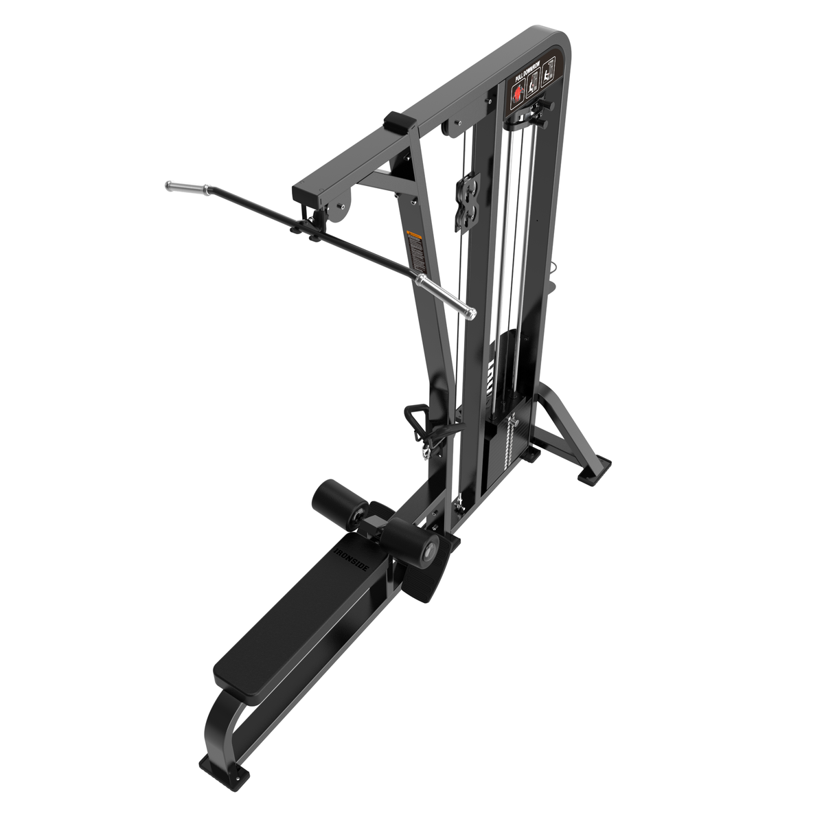 Repose-pieds de tirage assis et banc allongé de la double Lat Pulldown Infinity 3.0