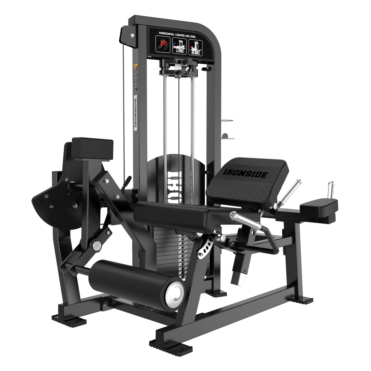 IRONSIDE Infinity Dual Prone Leg Curl & Extension Machine