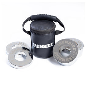 Ensemble de disques fractionnaires IRONSIDE 1 kg et 2,5 kg avec étui