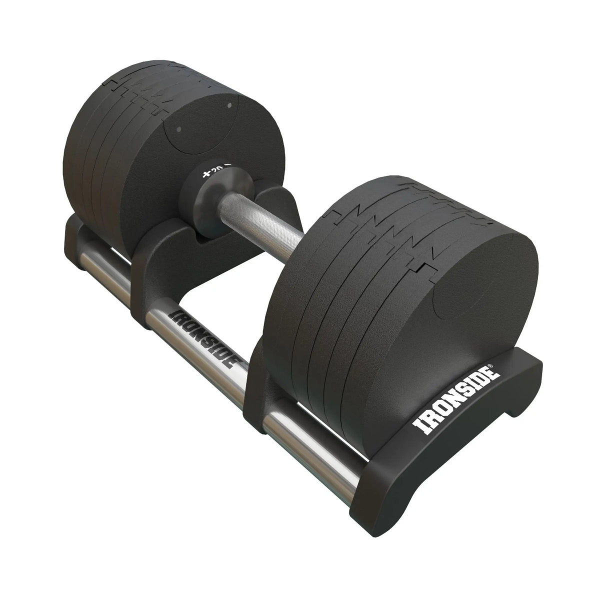 Compact 20 kg adjustable dumbbell for small home gyms
