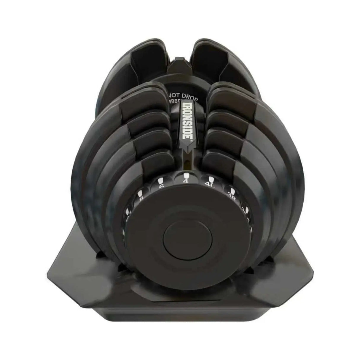 Cadran de sélection du poids sur l'haltère ajustable IRONSIDE 40 kg