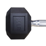 IRONSIDE Hex Dumbbell 5–100 lb (Single)