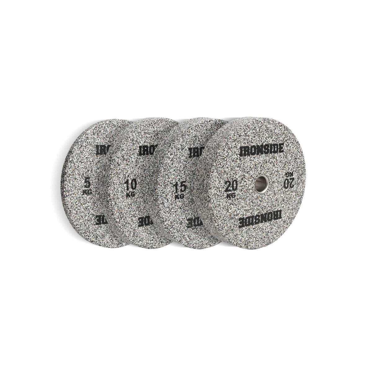 IRONSIDE Grind Olympic bumper plate set - 100 kg pack
