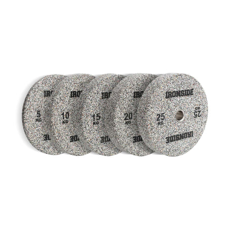 IRONSIDE Grind Olympic bumper plate set - 150 kg