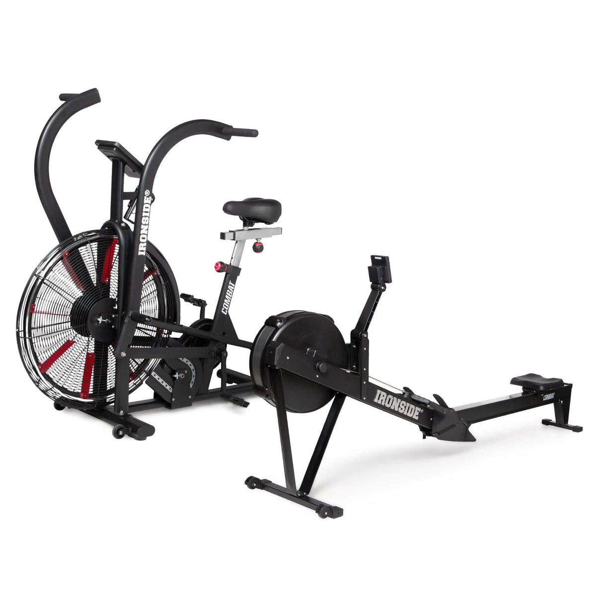 IRONSIDE Combat Rower + ECHO Air Bike Pack