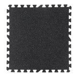 Piso de Gimnasio Interlock EPDM Negro/Gris 6 mm IRONSIDE