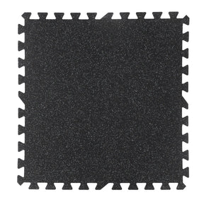 IRONSIDE Interlock EPDM Gym Flooring Black/Grey 8mm – rubber gym flooring for a commercial gym