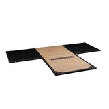 IRONSIDE Wooden Platform Floor for Weightlifting — rubber gym flooring for condo and hotel fitness rooms