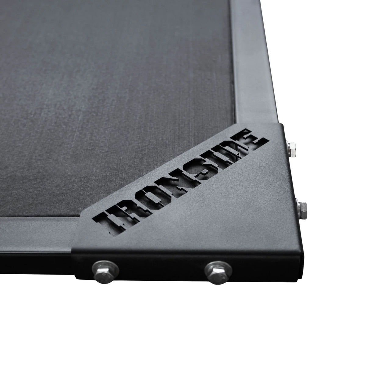 IRONSIDE Wooden Platform Floor for Weightlifting — rubber gym flooring for condo and hotel fitness rooms