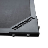 IRONSIDE Wooden Platform Floor for Weightlifting — rubber gym flooring for condo and hotel fitness rooms