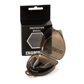 IRONSIDE boxing mouthguard with its protective case