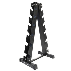 IRONSIDE triangle A-frame dumbbell storage rack