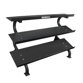 IRONSIDE Monster commercial dumbbell rack, two tiers