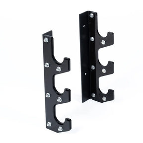IRONSIDE Wall-Mounted Barbell Storage Rack – Olympic Bar Holder – support à barres mural pour un aménagement de gym