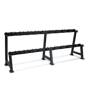 IRONSIDE commercial two-tier dumbbell rack