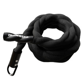 Corde à grimper IRONSIDE enroulée avec embout renforcé