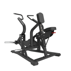 IRONSIDE Luxe Plate-Loaded Seated Row – seated row machine for a commercial gym