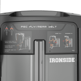 IRONSIDE Luxe Dual Pec Fly & Rear Delt Machine
