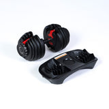 IRONSIDE Block Adjustable Dumbbell - 24kg (52.5Lb) Dumbbells IRONSIDE FITNESS CANADA