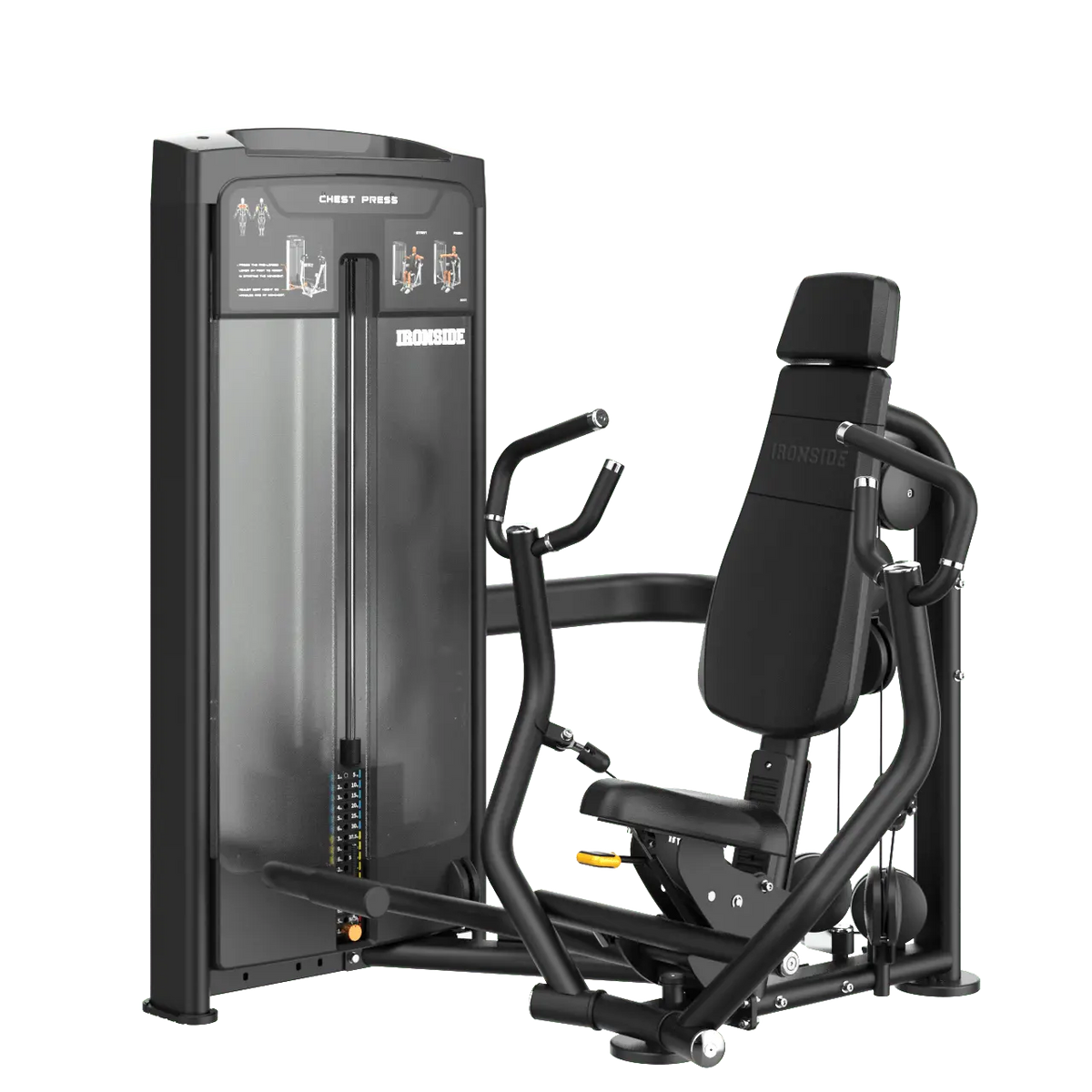 IRONSIDE Iso-Lateral Chest Press | Premium Fitness Machines Canada
