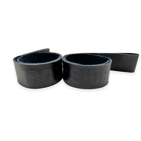 Pair of IRONSIDE leather lifting straps for deadlifts