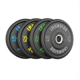 IRONSIDE Pro Bumper Olympic plate set 230 lb